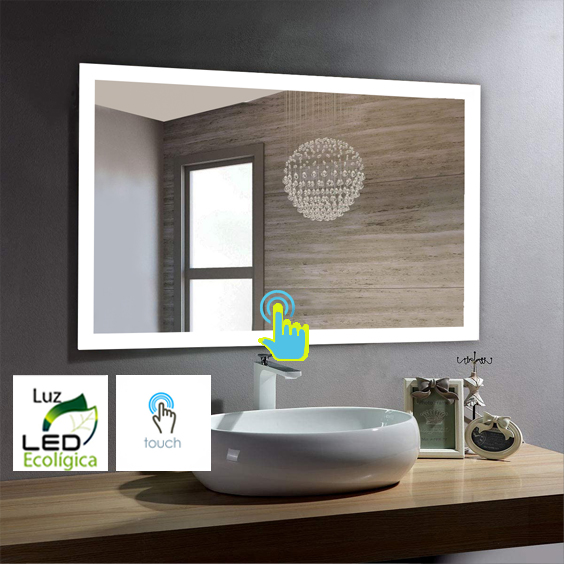espejos con luz cenef